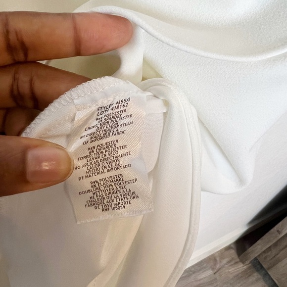 AQUA Scuba Crepe Off-the-Shoulder Midi Dress - Picture 10 of 11